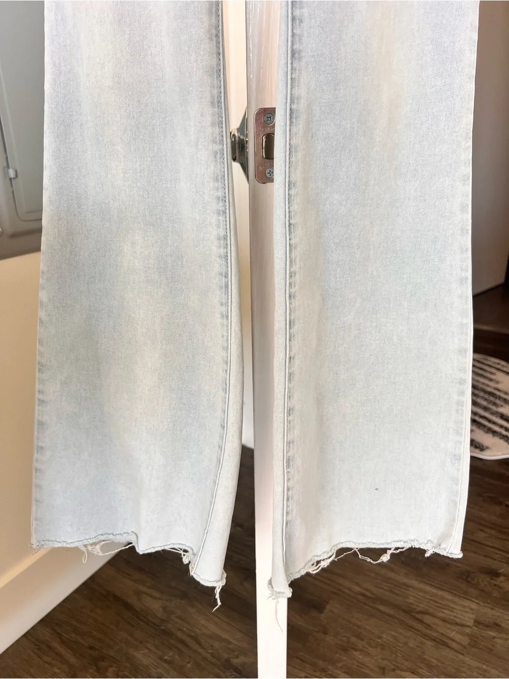 We The Free by Free People 2nd Ave Denim Jumpsuit Light Blue Size 0